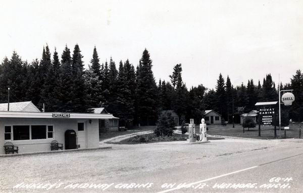 Midway Cabins Shell Gas Station At Wetmore (newer photo)